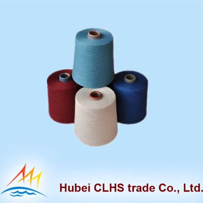 
wholesale 30/2 30/3 100% polyester ring spun dyed yarn manufacturer from China 