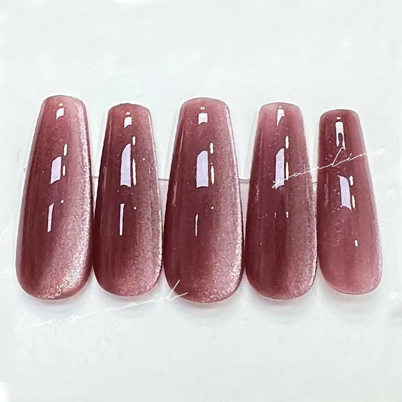 Glitter Litchi Shiny Magnetic Effect Sparkle Stunning Cat Eye Gel Polish Set 5 Colors Halloween Gifts for Women Girls