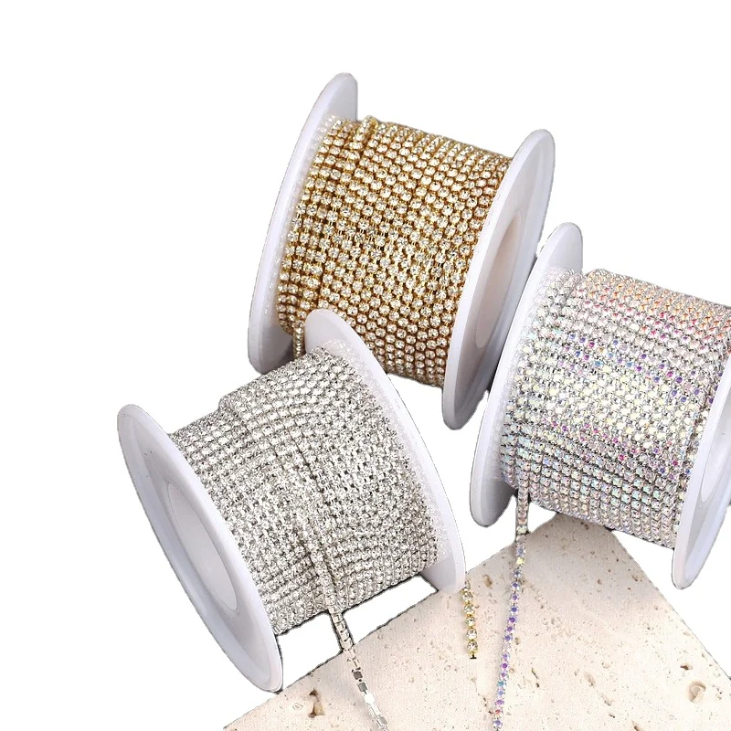 Лак для ногтей с цепью опт 10-метровый Стразы Кейн плотные воды алмазный оптовые аксессуары