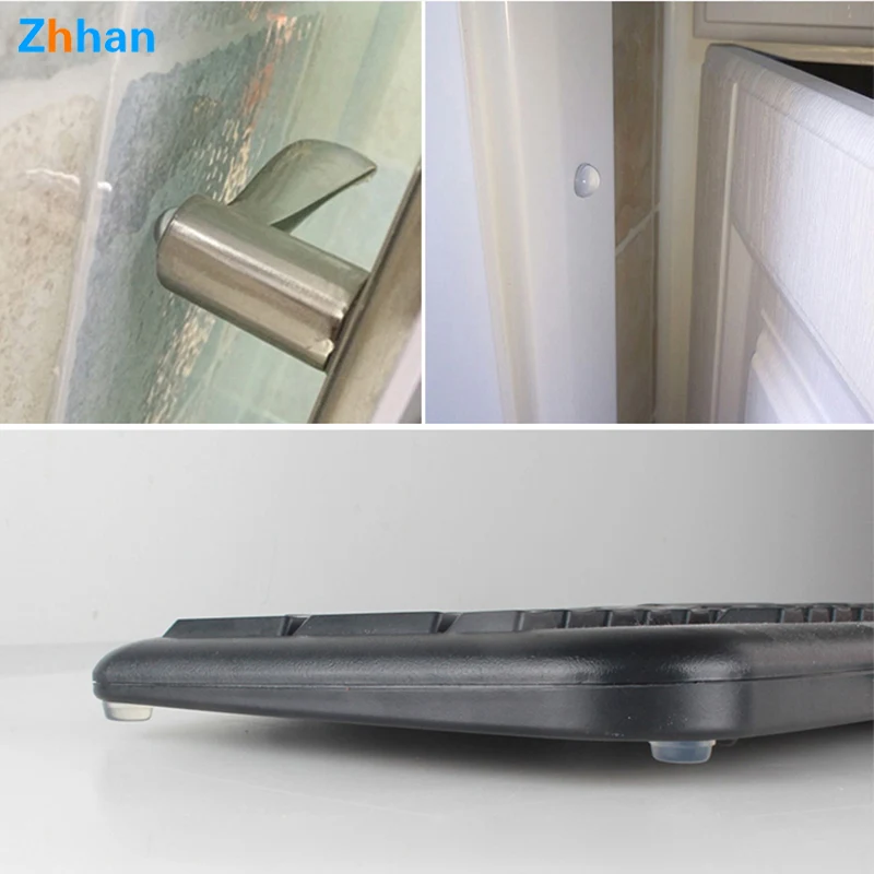 8x2,5 защитные прокладки для стекла, силиконовые резиновые самоклеящиеся точки с липким силиконовым ковриком для стола