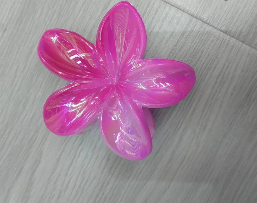 Hair Flower Clip Clips Hawaiian Plumeria Beach Flowers Claw