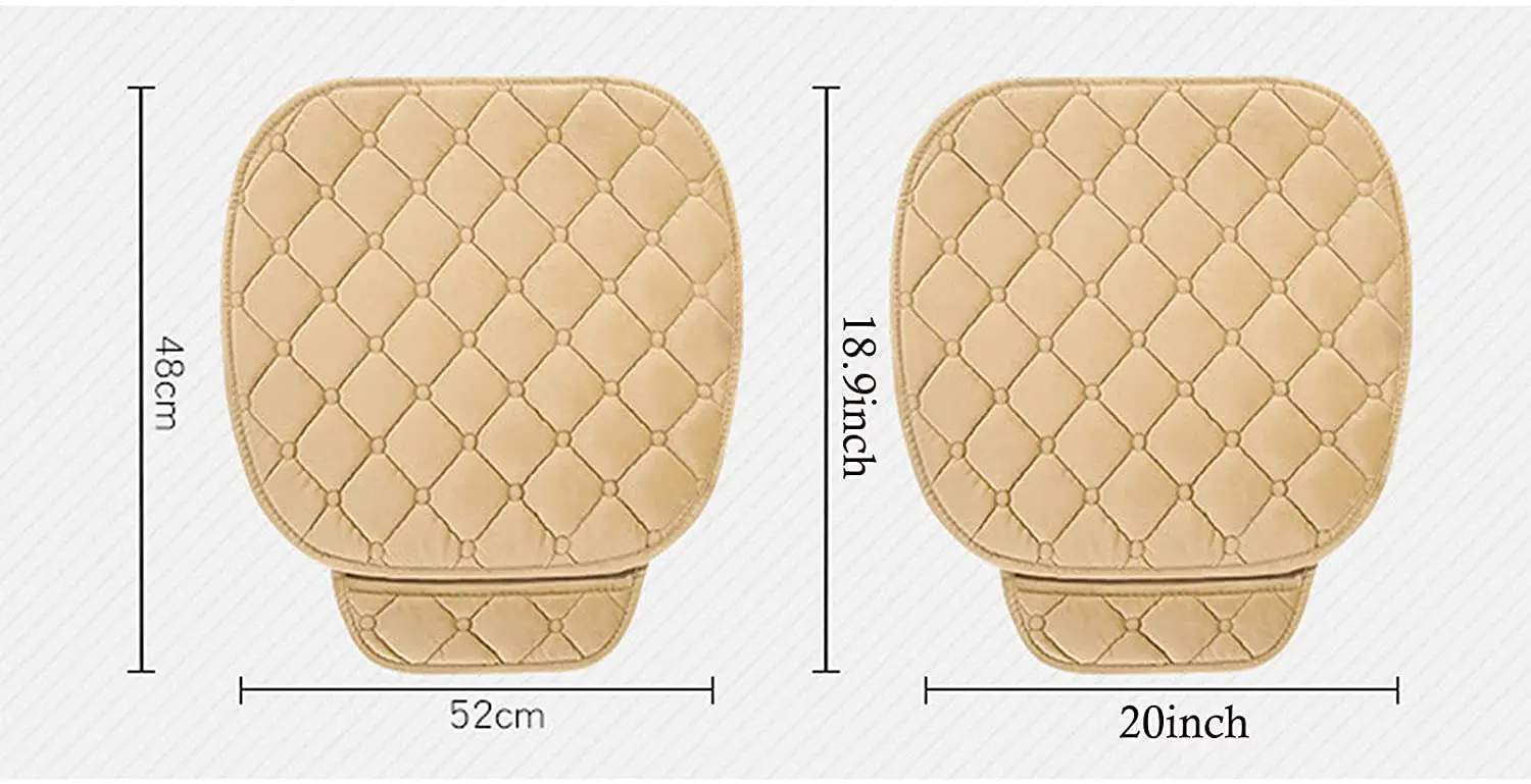 Anti-Slip Rubber Bottom With Storage Bag Premium Comfortable Memory Foam Driver Seat Back Cushion Car Seat Cushion