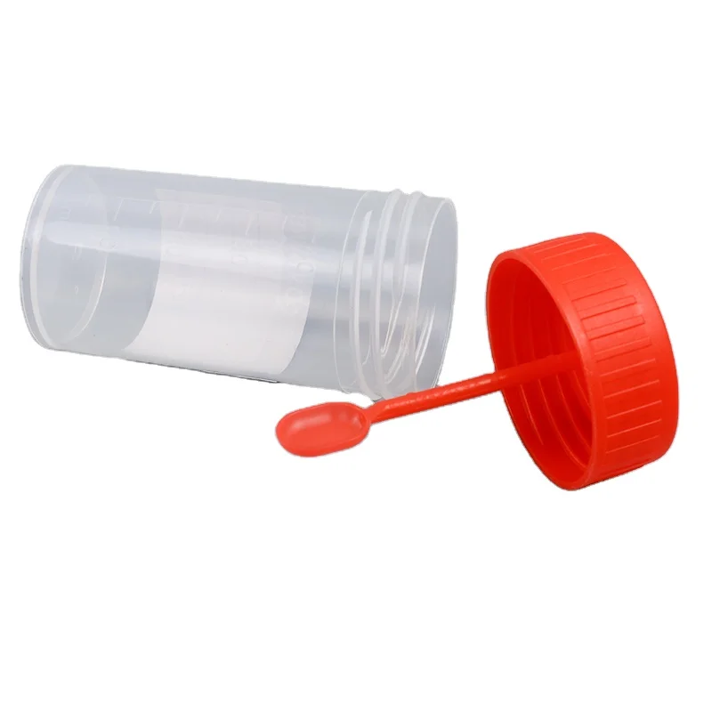 New arrival stool collection cups 40ml stool specimen container cup