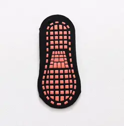 bulk wholesale custom anti slip silicon gel cotton kids grip trampoline socks