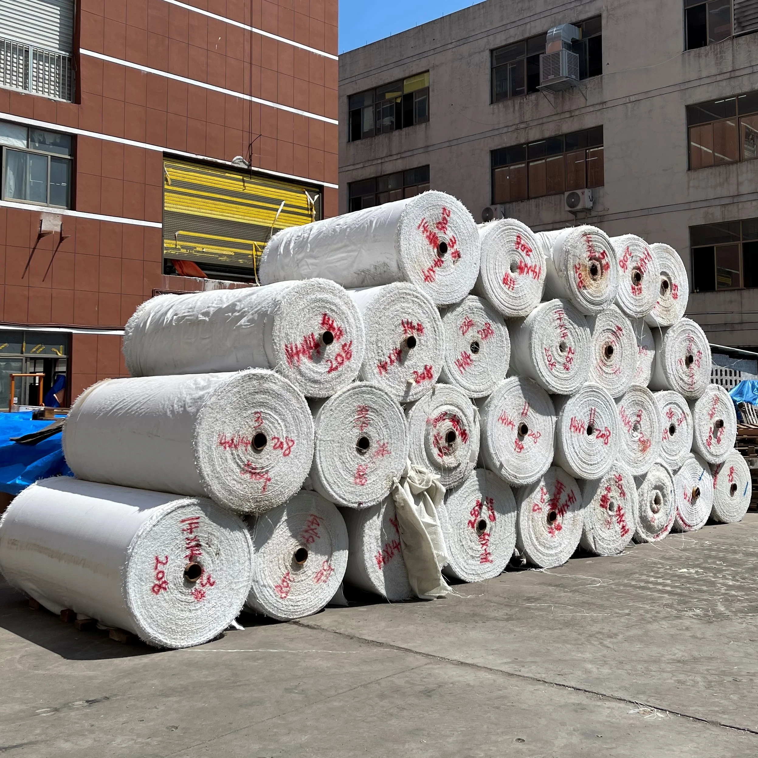 Woven PE Tarpaulin Material PP Material Cotton Polyester Material