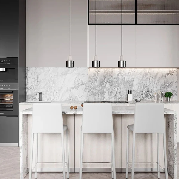 New Model Cabinet European Style Kitchen Made in China Modern 3D Design Graphic Lazy Susan Storage Drawer SLIDE