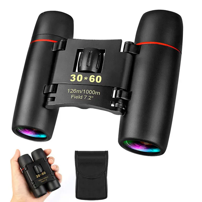 Wholesale Pocket Kids Binoculars 30X60 Angle Portable Low Light Outdoor Night Vision Binoculars