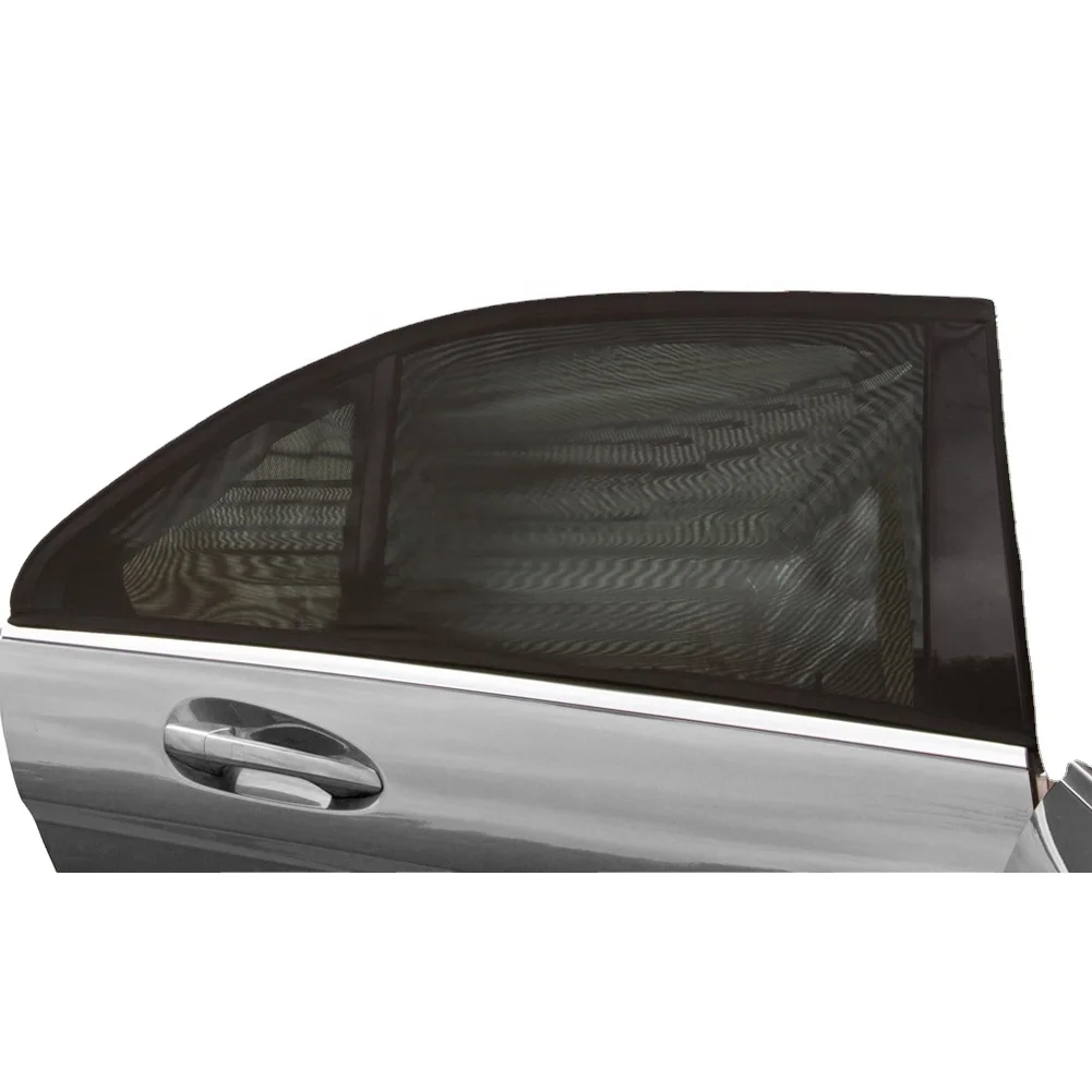 TIROL Black Universal Side Window Sun Shade Mesh Net UV Protector Car  Windshield Window Sunshade for Car