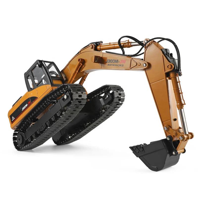 Wltoys 16800 1/16 2.4g Electric Simulation Alloy Excavator Light Sound Remote Control Construction Car Model Toy Rc Excavators