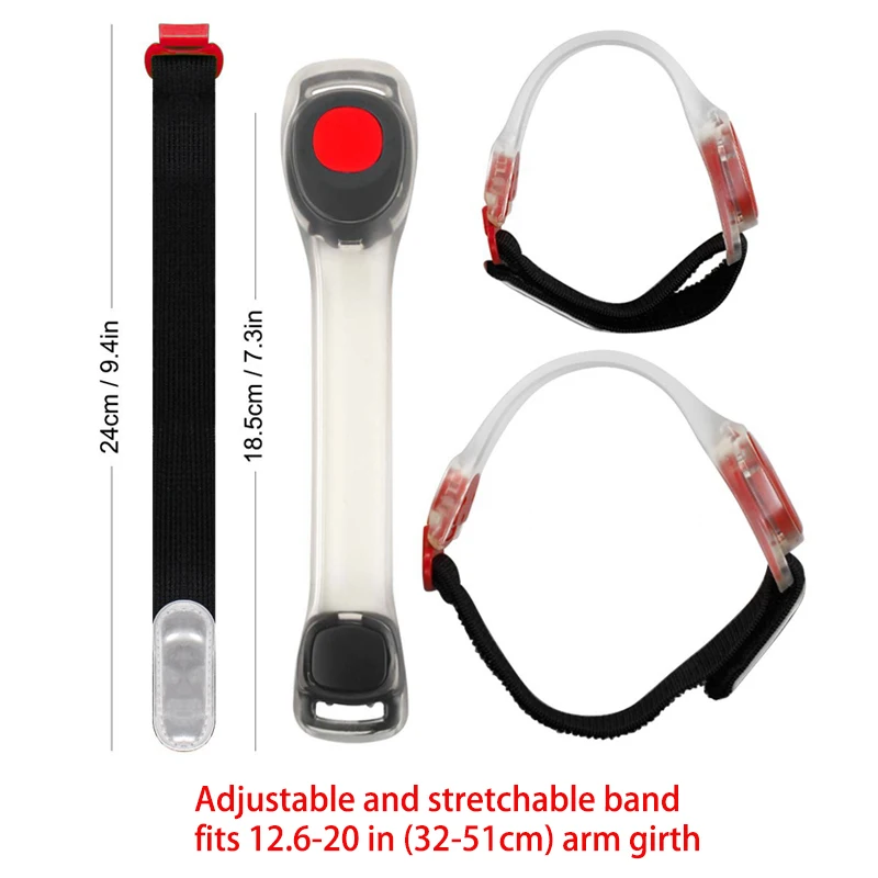  LED Safety Light Up Led Sport armband Glow Arm Band