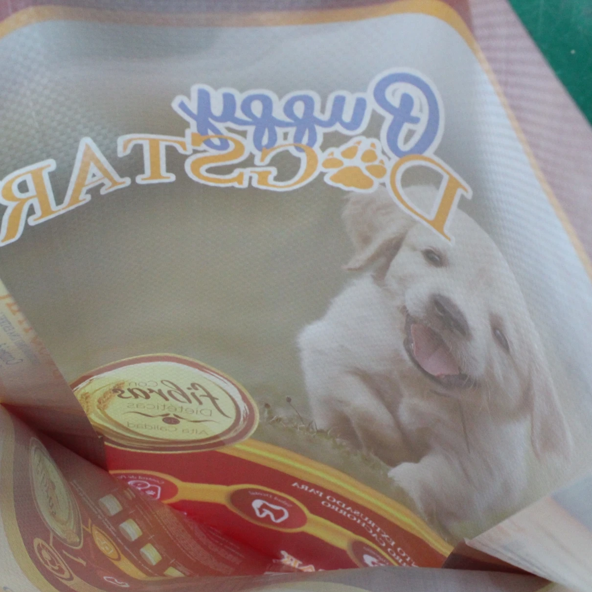Young 35kg dog food pp packaging bag Customized Printing High quality pet food pp woven packaging bag