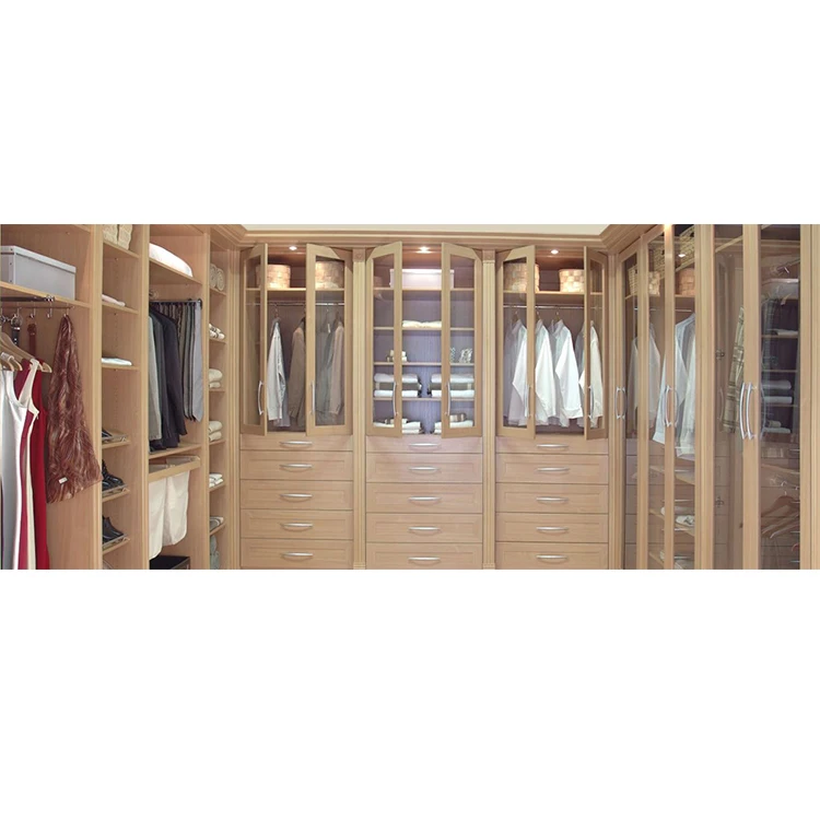 Wholesale Luxury European Design Walk In Closet Bedroom Furniture  Wardrobe