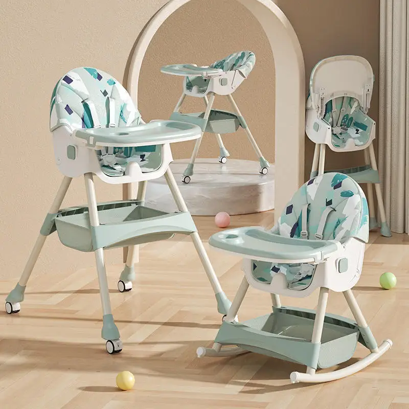 Baby feeding chair adjustable baby high chair 3 in 1 baby kids high chair for feeding