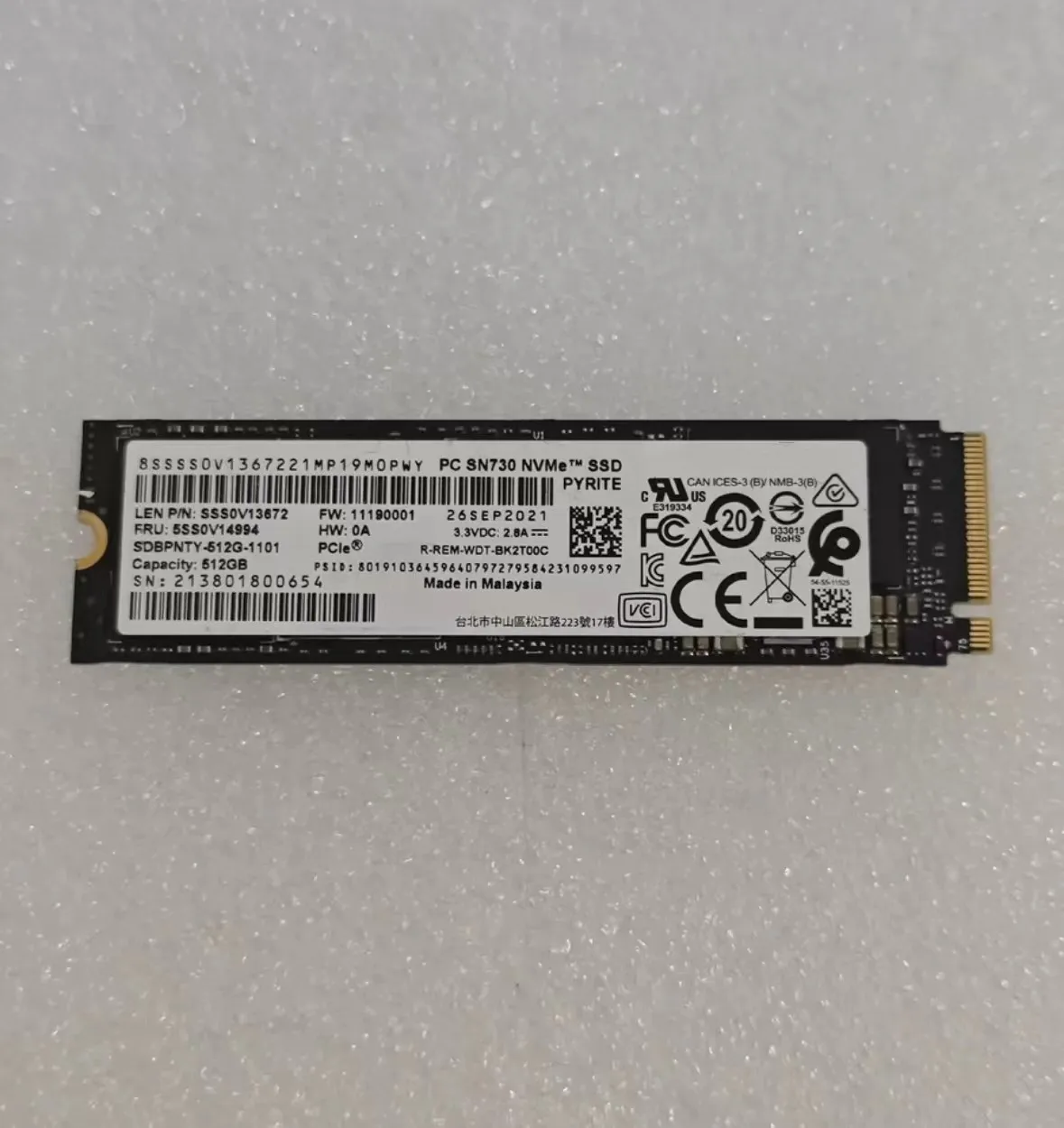 M.2 NVME ssd 128gb 256gb 512gb 1TB 2TB