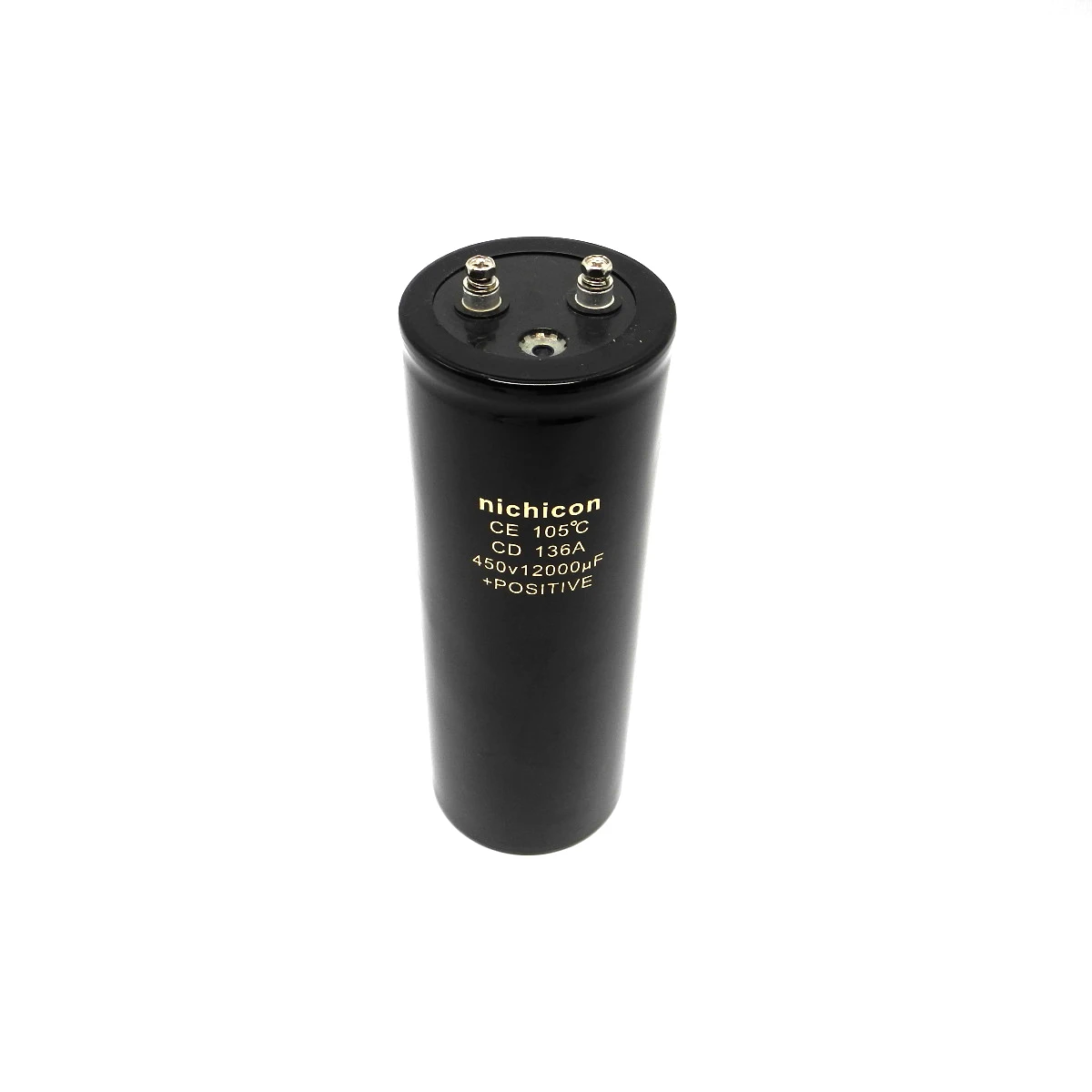 Screw Terminal Aluminum Electrolytic Capacitor 12000uF 450V 75*220mm