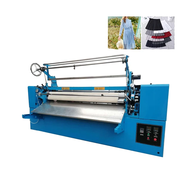 Factory Direct Computerized Textile Fabric Pleating Machine