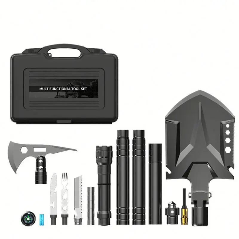 
Hot Sell Camping Tool Set Survival Shovel Multitool Mini Shovel With Handle 
