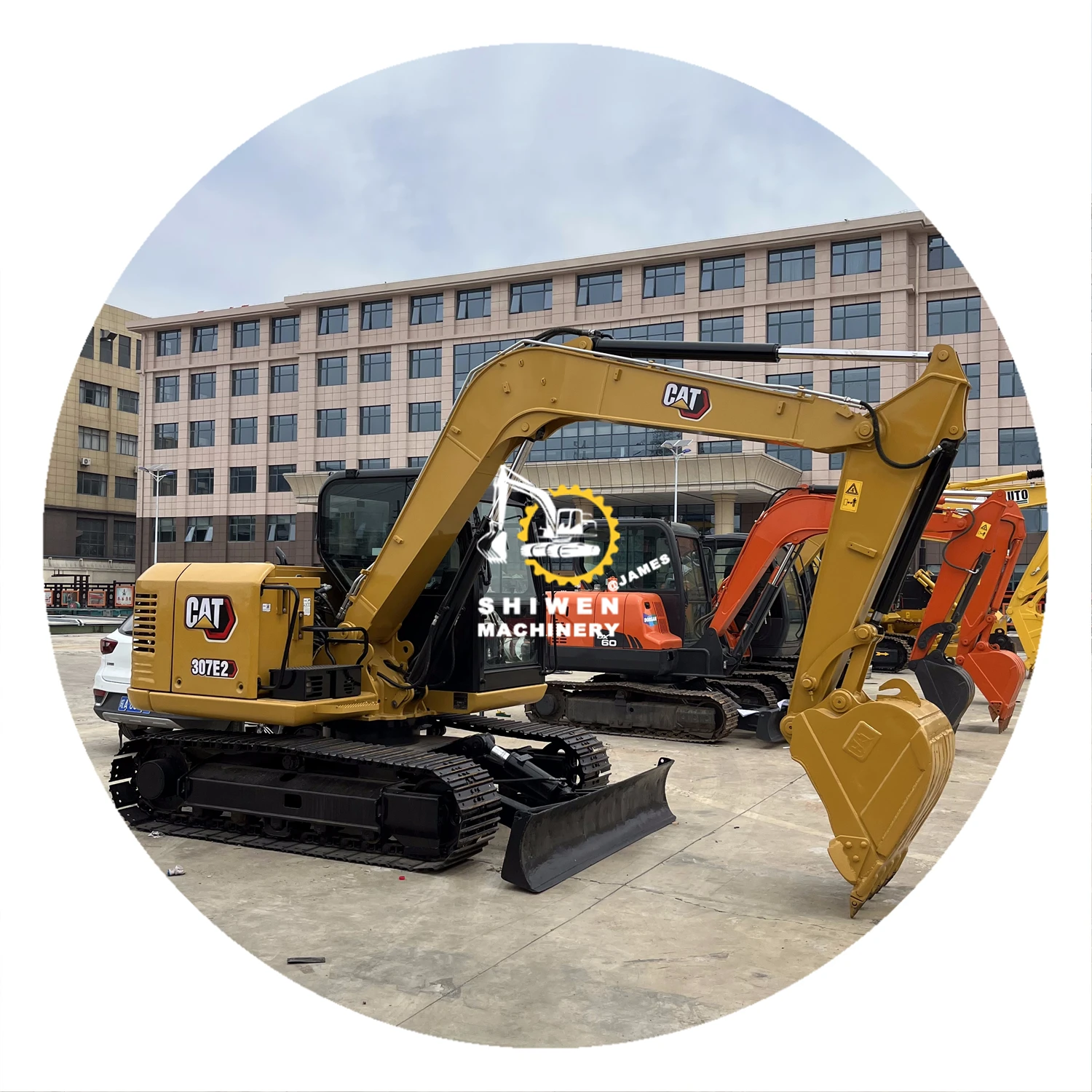 Подержанный мини-экскаватор CAT307E2 высокого качества оригинальная картина низкая цена подержанный экскаватор CAT 307E2 308 308E2 распродажа