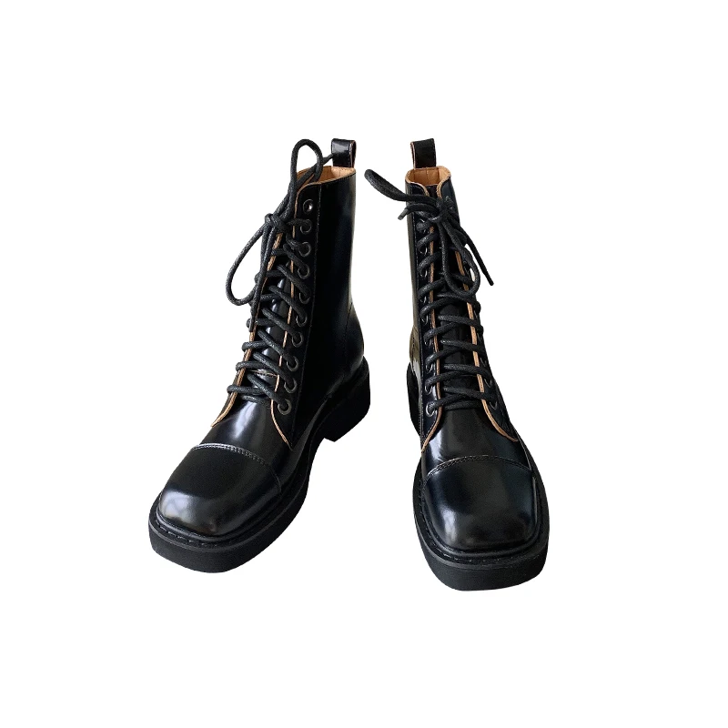 Оптовая продажа, модные женские сапоги до щиколотки на осень и зиму