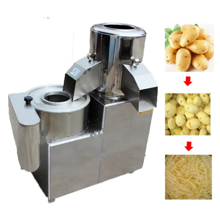 Potato dicing machine