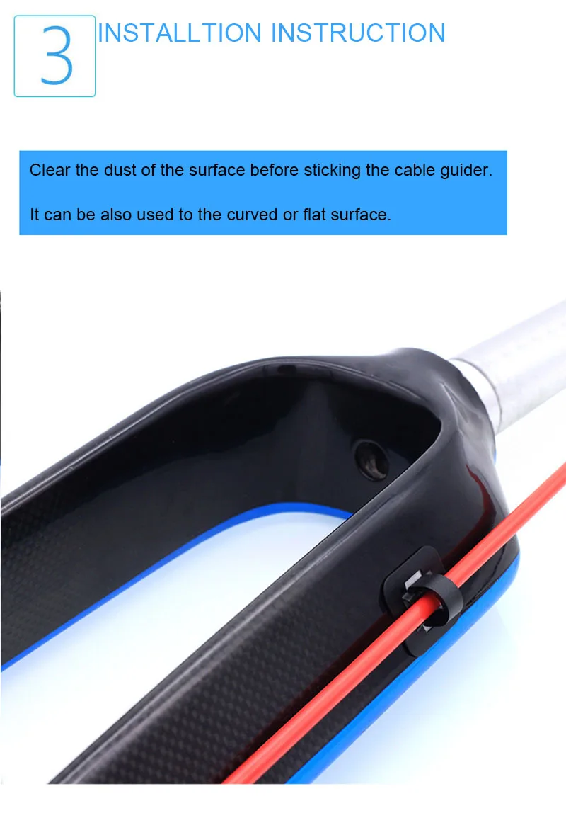 RANAGO 6061 Aluminum Alloy MTB Road Bike Brake Gear Shift Cable Guider Wire tubing Clamp Outdoor BMX Cycling Bicycle Cable Clips