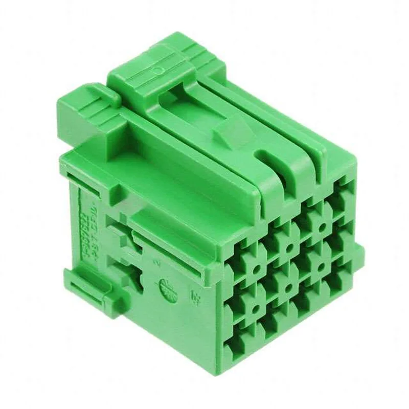 12pin wire to wire PA66+GF15 green Male and female connector 1-967627-1 1-967622-1
