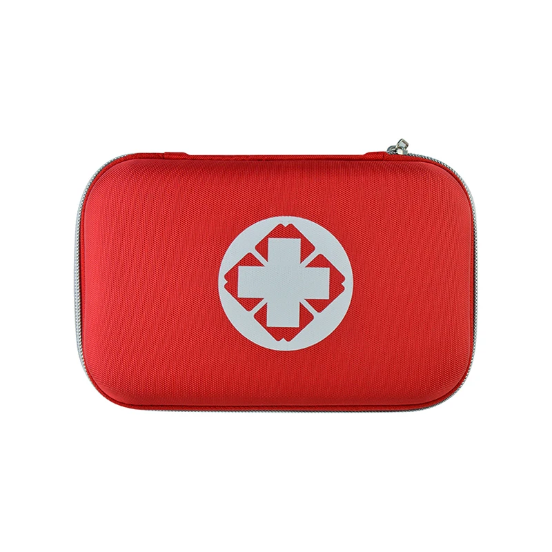 Customized Wall Mount Plastic Hard Shell Bag 39Pcs Waterproof Emergency First Aid