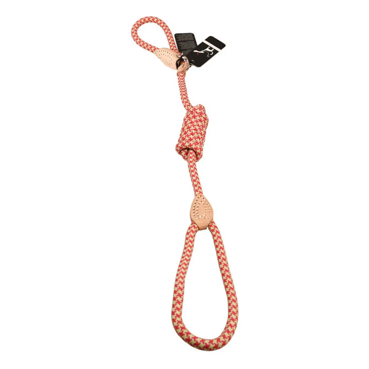 
High quality adjustable dog pet rope products nylon rope heavy duty waterproof long dog leash collar 