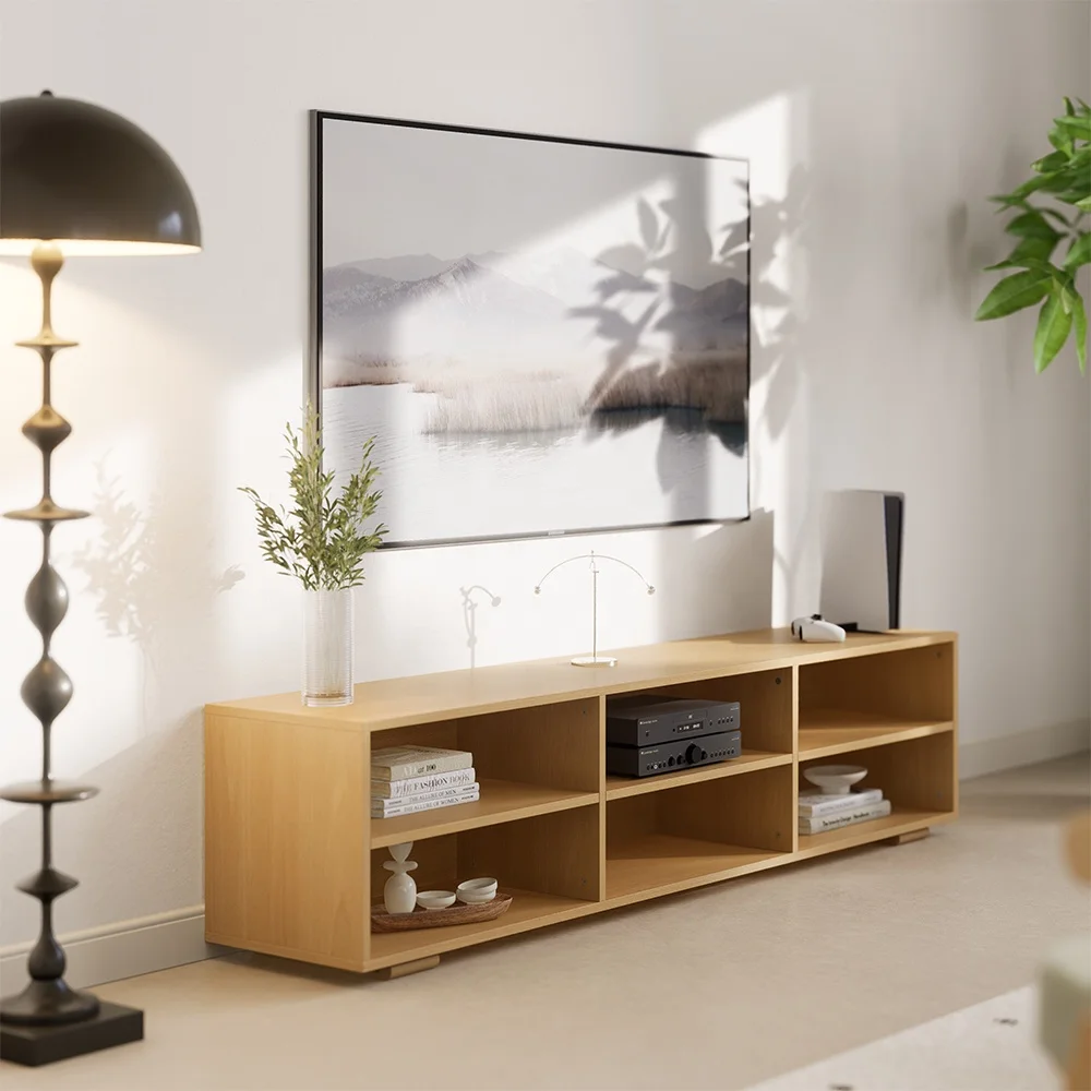 Only B2B Boori Wooden Large Home Storage Organization Book Shelves Cabinet