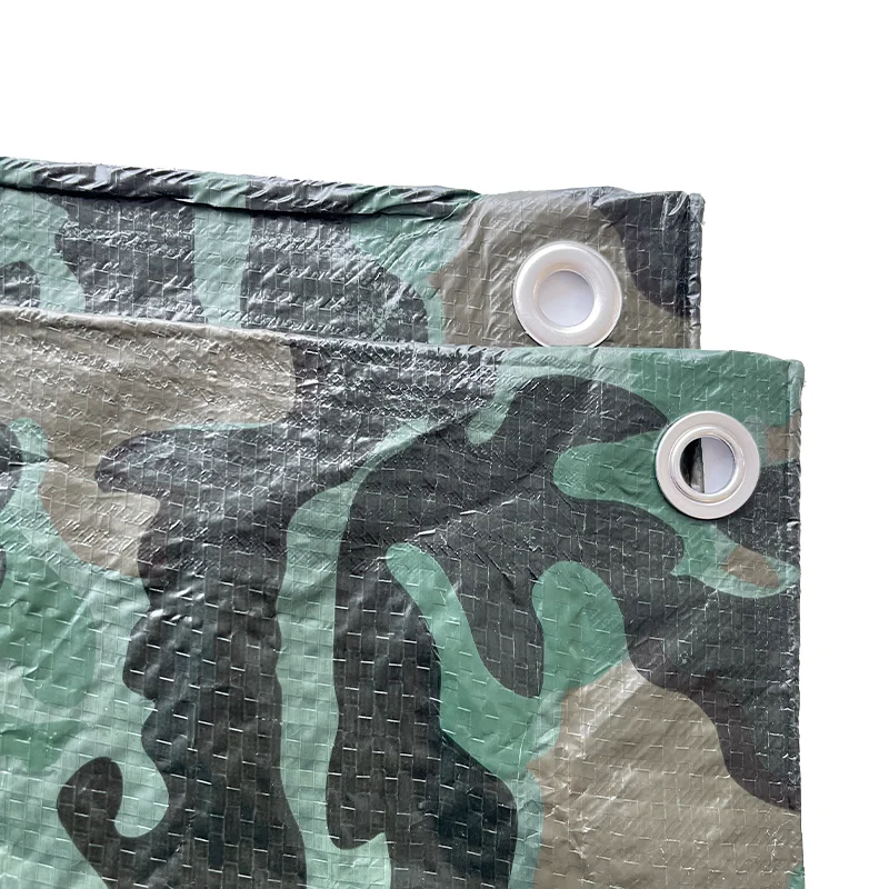 MILLION durable  waterproof polyethylene tarp china rainproof cloth outdoor pe tarpaulin  250 gsm army green