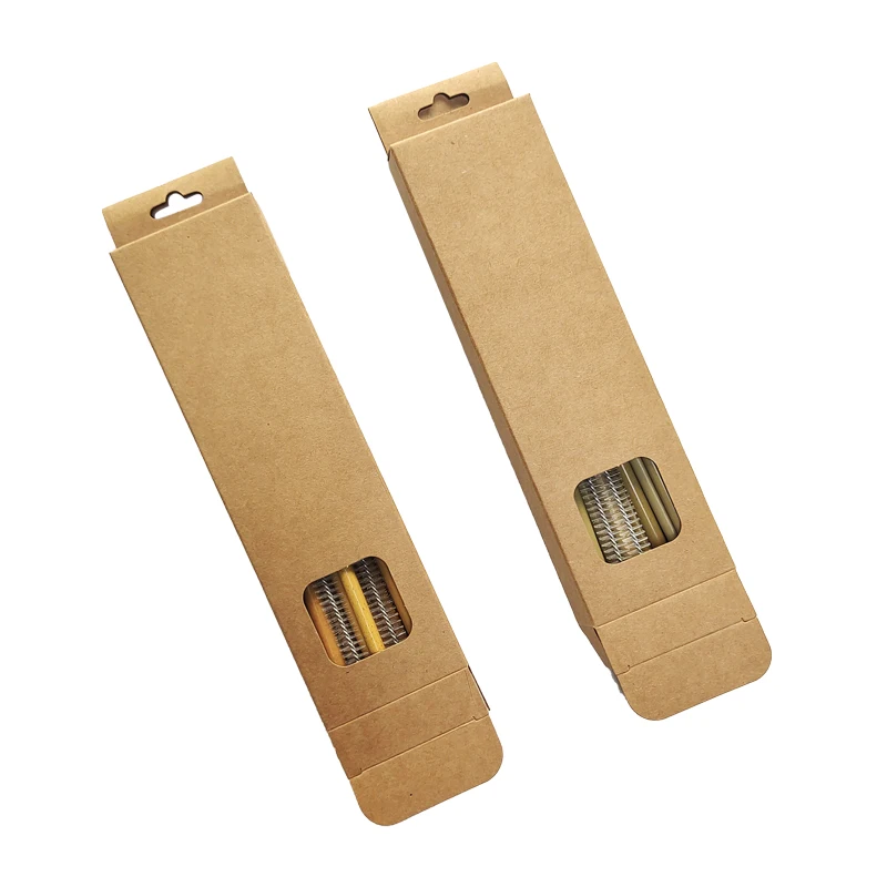 Low price wholesale stock large quality bamboo straw brush set 12 +1 straight or curved bamboo straw set