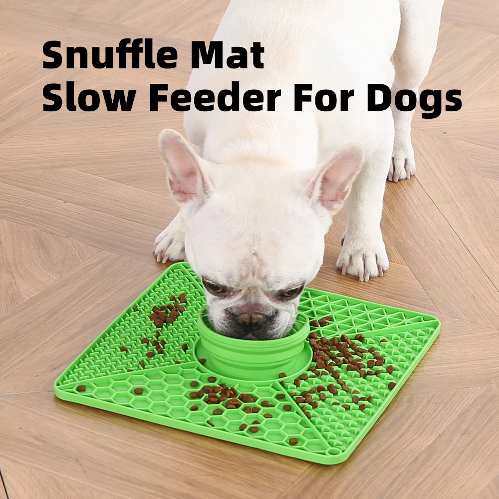 Factory Customize 4 In 1 Pet Slow Feeder Silicone Lick Mat Pet Dog Lick Mat