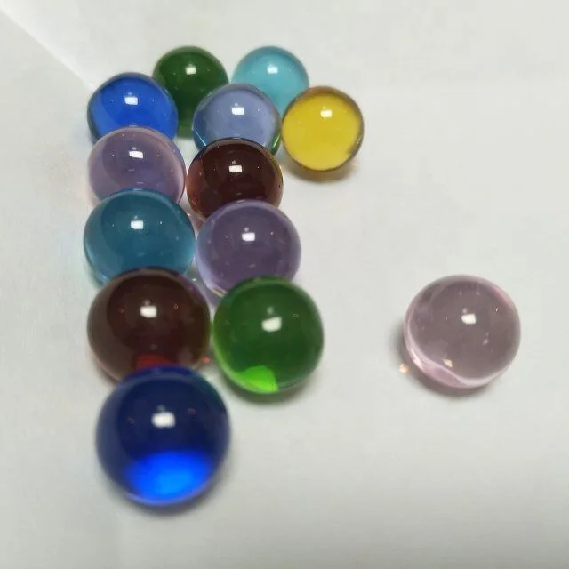  Низкая цена цветные желтые стеклянные шарики для украшения