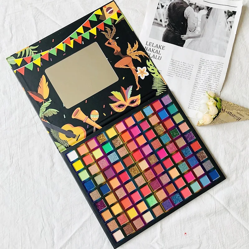 Free Samples customize 99-Coloreyeshadow palette private label customizable palettes Oem & Odm Service