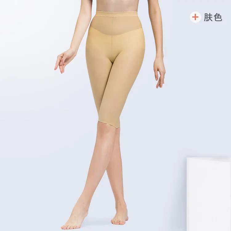 Knee length with front hooks Bodyshaper pant for women after thigh liposuction surgery