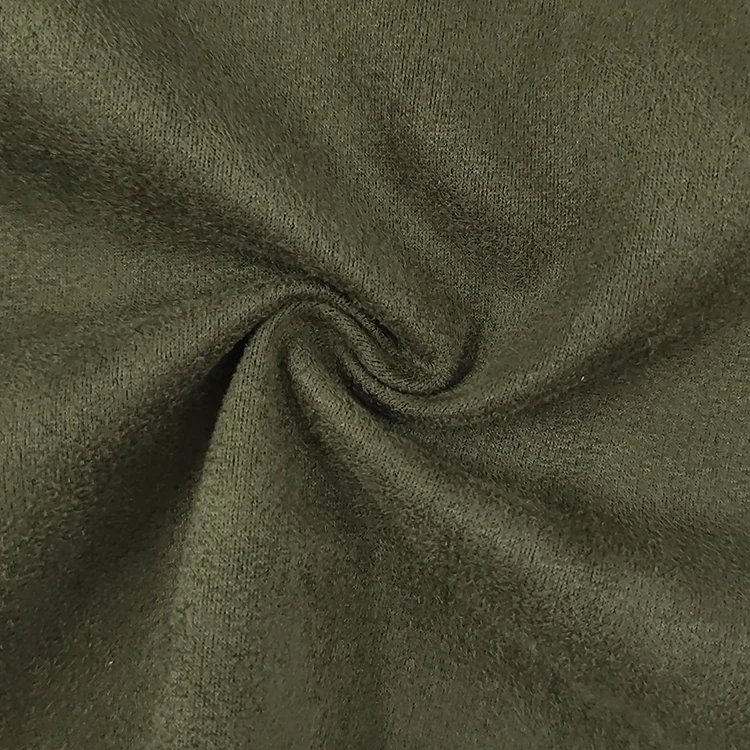 Hot selling fabric material polyester wholesale scuba suede plain polyester fabric for sale