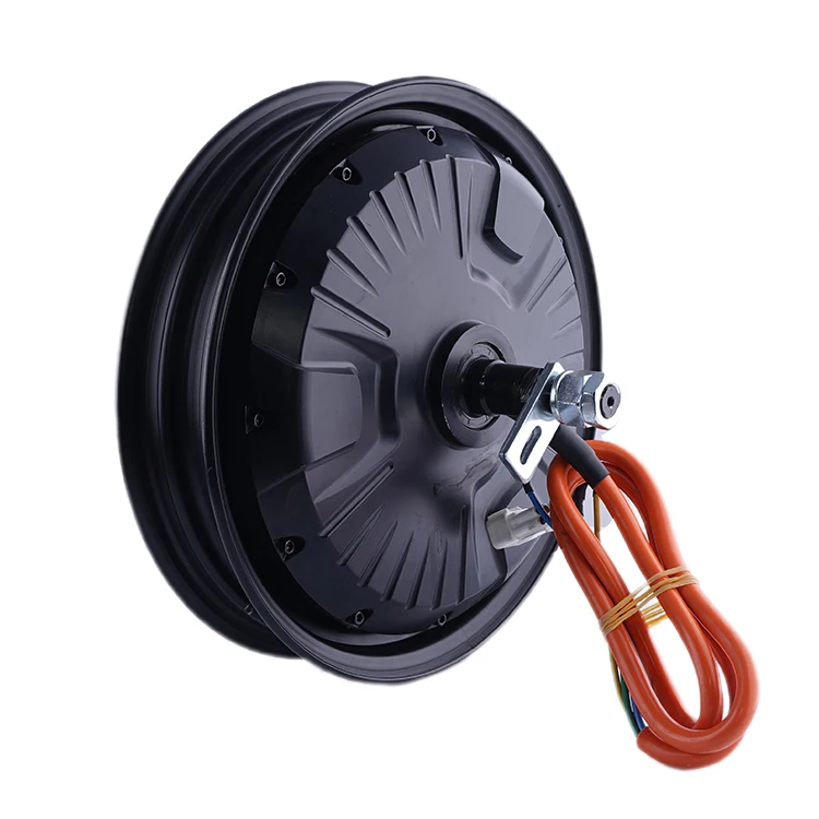 12 дюймов 2000W-4000W 72V 96V мощный бесщеточный Электрический скутер Электрический задний ступичный мотор для мотоцикла
