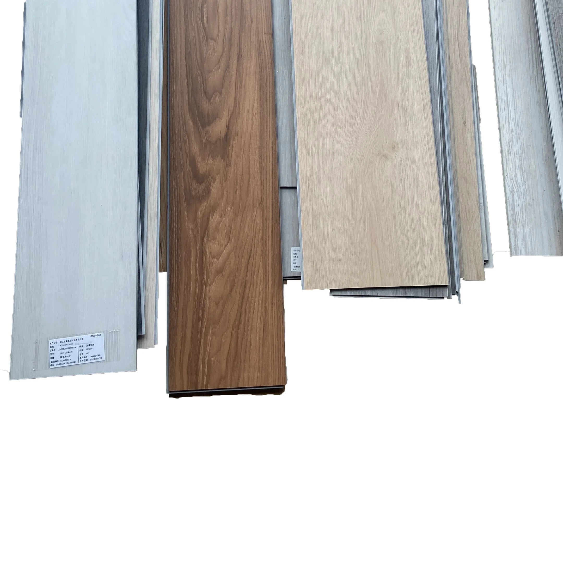 Natural Teak SPC Luxury Vinyl Flooring Plank