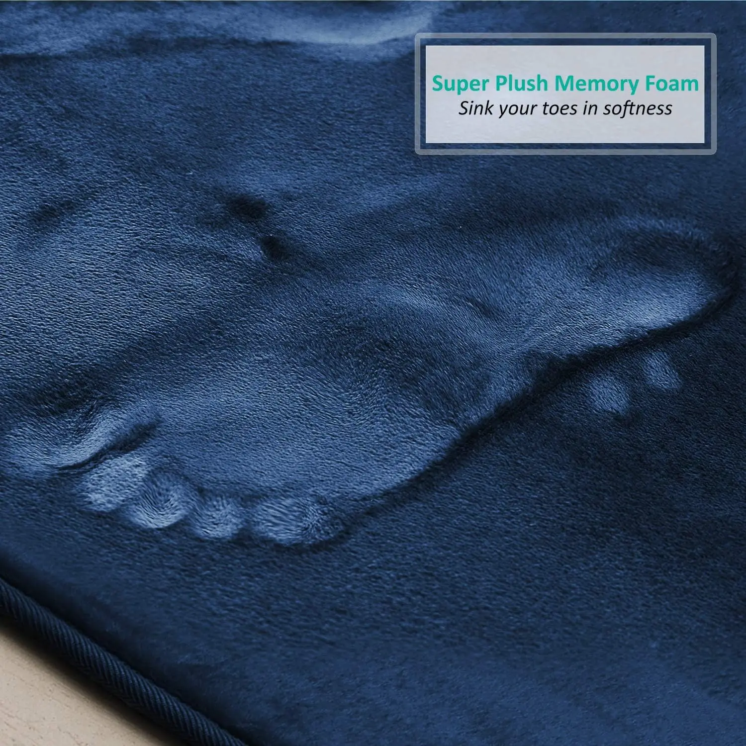 FMT Soft Memory Foam Anti-slip Bath Mat Rug Microfiber Water absorbent Memory Foam Bath Mat for Bathroom