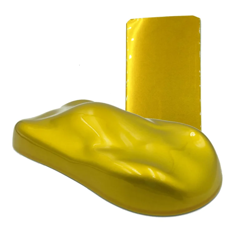 Candy Powder Coating Yellow Candy Paint KWOLIN KL0455 Exterior Yellow Candy RAL1012