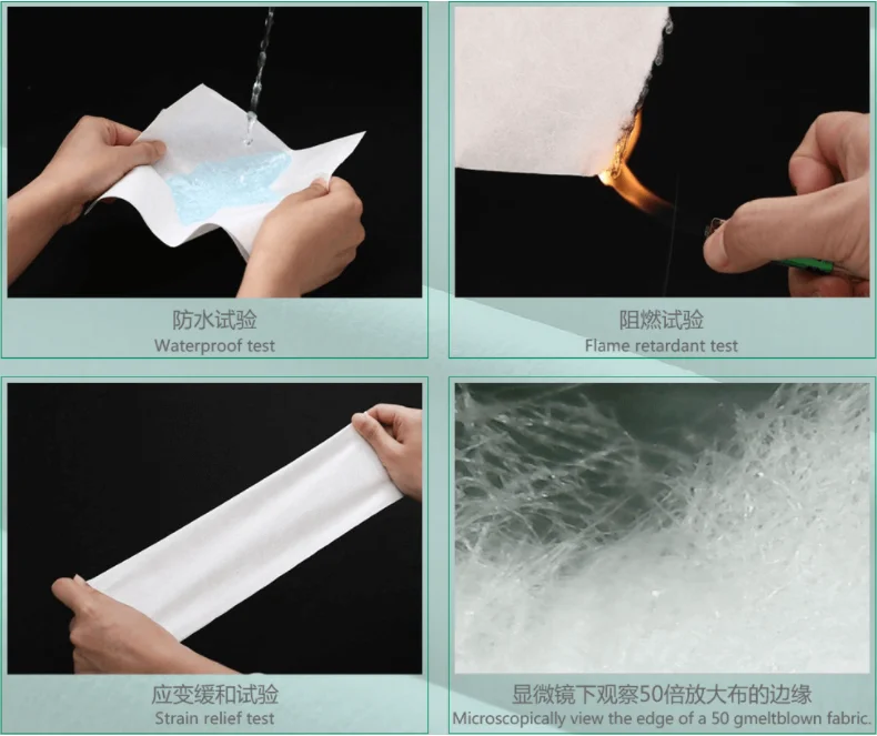 bi-component meltblown spunlace nonwoven fabric diaper sanitary napkin pillow case home textile hydrophilia nonwoven fabric