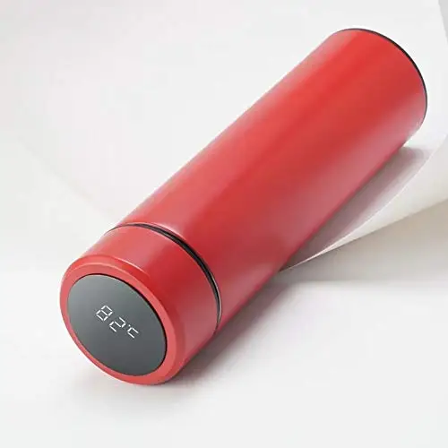 500ML Stainless Steel Water Thermos Bottle Durable LED Temperature Smart Water Bottle