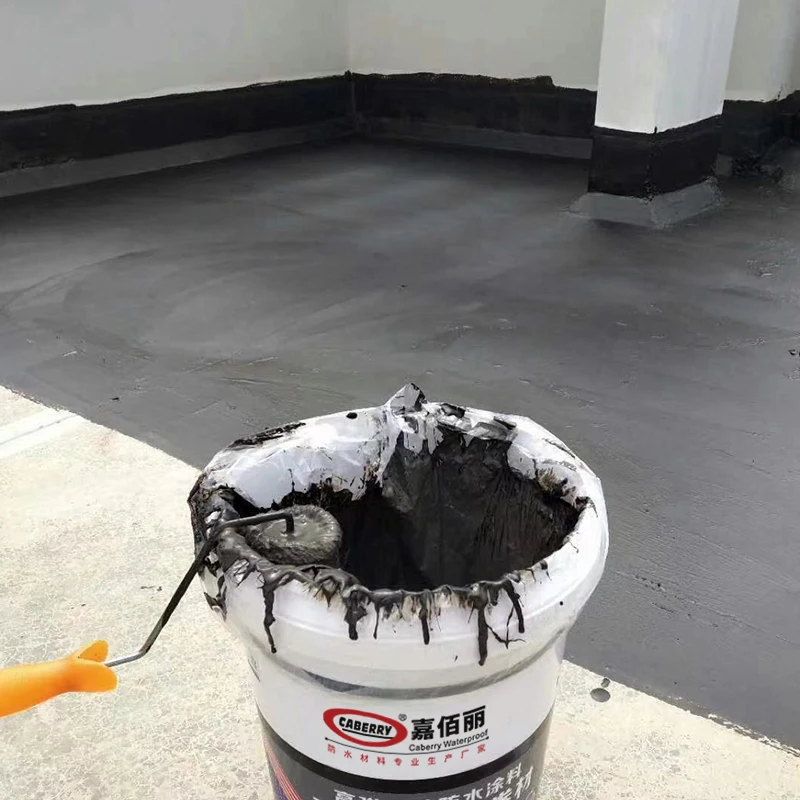 Concrete Building Decoration Engineering Black SBS Polymer Modified Asphalt Waterproof Coating