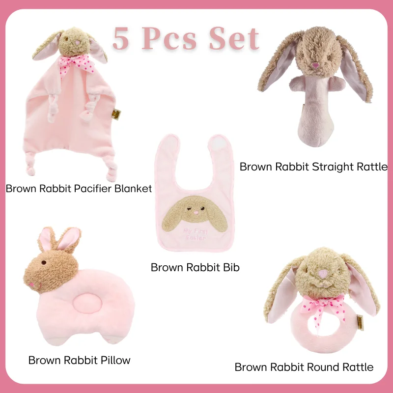 Baby Rattles Plush Rattle Toys Baby Educational Toys Plush Toys Gift Set