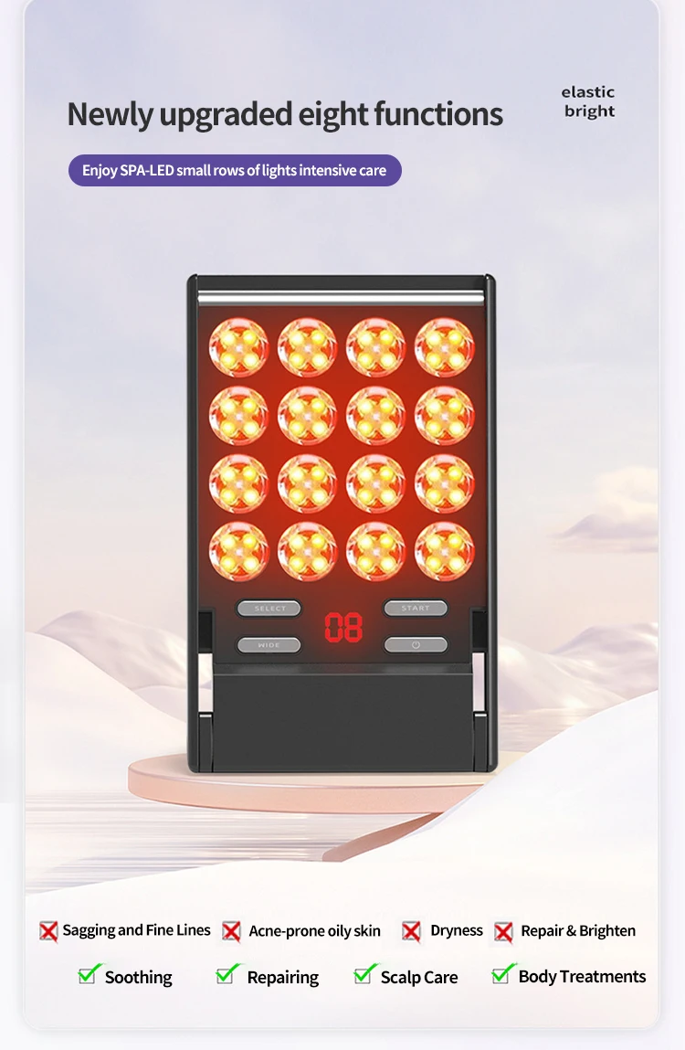 Light Luxury Popular Large Lamp Beauty Device Light Repair Acne Acne Brightening Care LED Optical Skin Beauty Instrument