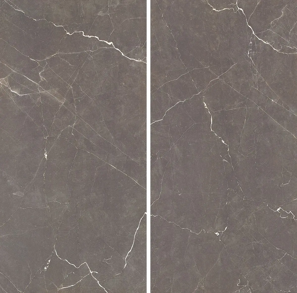 Tile Flooring Full Body Glazed Tuile High Glossy Browns Color Stone Porcelain Tiles
