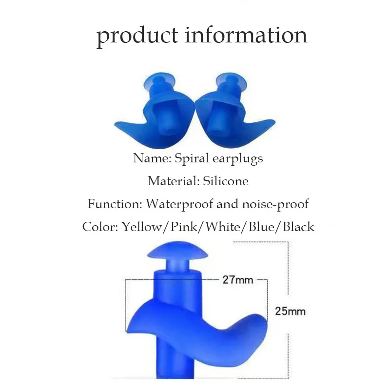 Custom Made Plugs Machine Wax Case Earrings Swimming Rubber Silicone Quiet Sponge Surf Water Protection Ear Plug