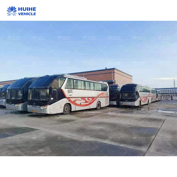  Подержанный короткий школьный автобус Kinglong для saleZK6129 49 сидений