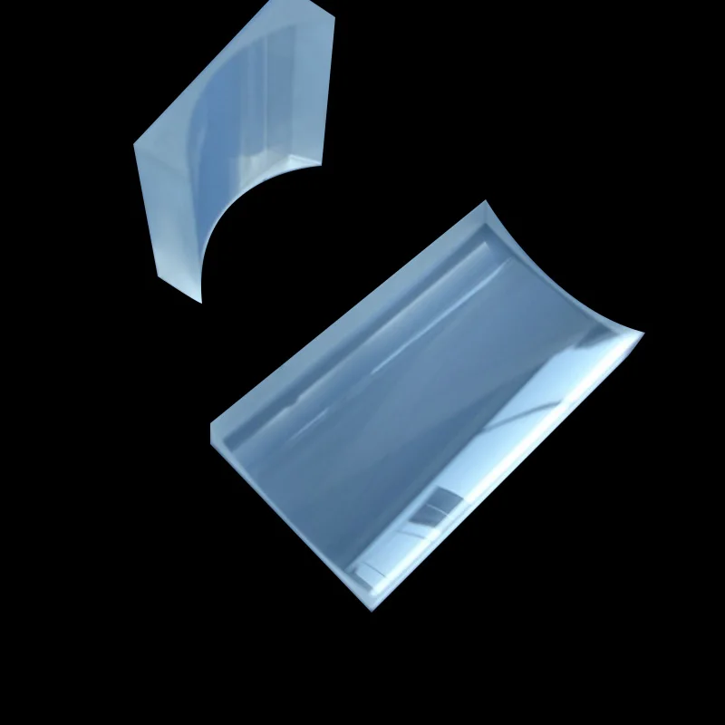 Полуцилиндрическая стеклянная плоско выпуклая линза для лазера