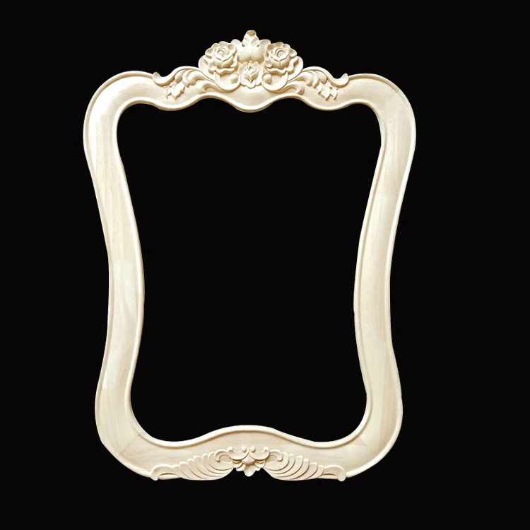 Long life High quality wooden frames mirror wall mirror corner moulding decorative wood mirror frames
